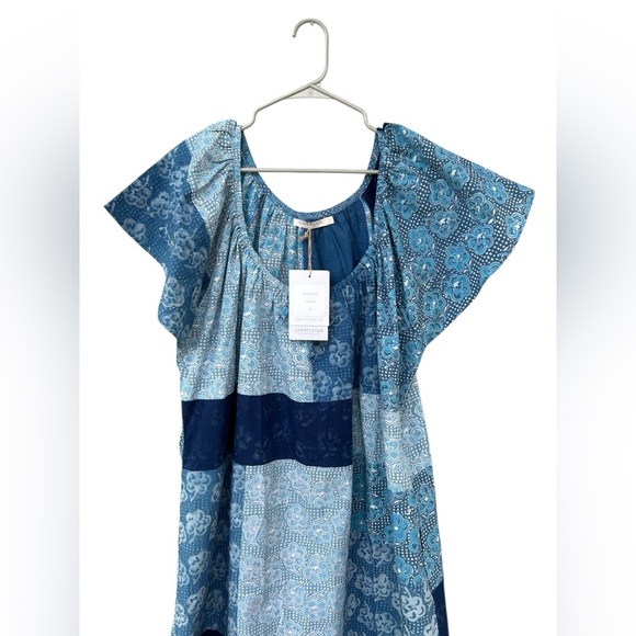 NWT Christy Dawn The Ambre Dress - Indigo Blues - Size Medium - Organic Cotton - Picture 8 of 16